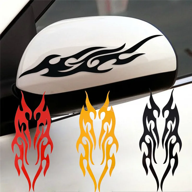

1pc Vinyl Covers Auto Flame Fire Sticker Car-styling Universal Car Sticker Styling Engine Hood Motorcycle Decal Decor Hot Sell