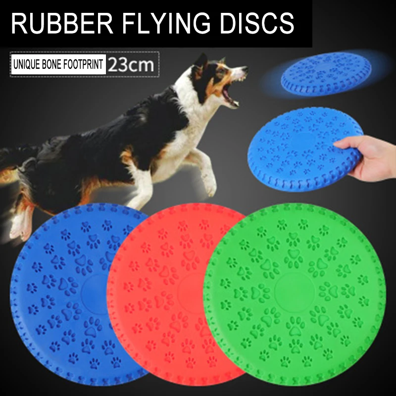 2019 في الهواء الطلق الحيوانات الأليفة لعب جديد كبير الكلب تحلق أقراص ترينينج جرو لعبة المطاط إحضار القرص الطائر Frisby 23 سنتيمتر 2019 في الهواء الطلق الحيوانات الأليفة لعب جديد كبير الكلب تحلق أقراص ترينينج جرو لعبة المطاط إحضار القرص الطائر Frisby 23 سنتيمتر