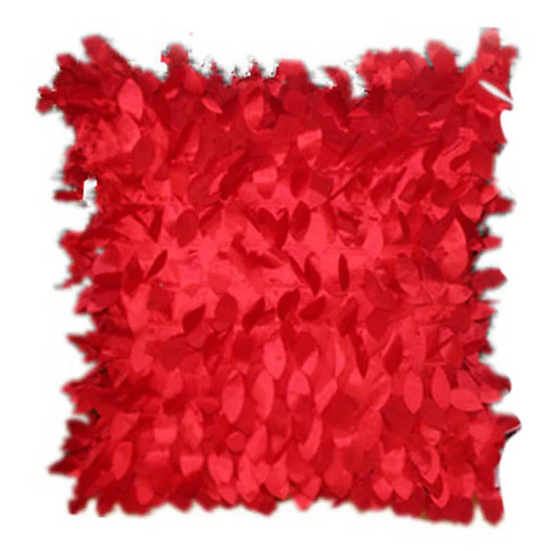 2017 Hot Sell Fallen Leaves Feather Couch Cover Fashion Home Decorate Throw Pillow Case 6 color