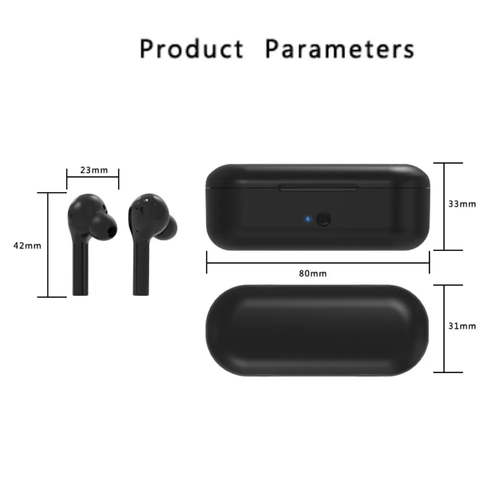 Bluetooth мини-вкладыши HD стерео наушники микрофон беспроводные наушники спортивные наушники-вкладыши с зарядной коробкой для samsung/Xiaomi/huawei