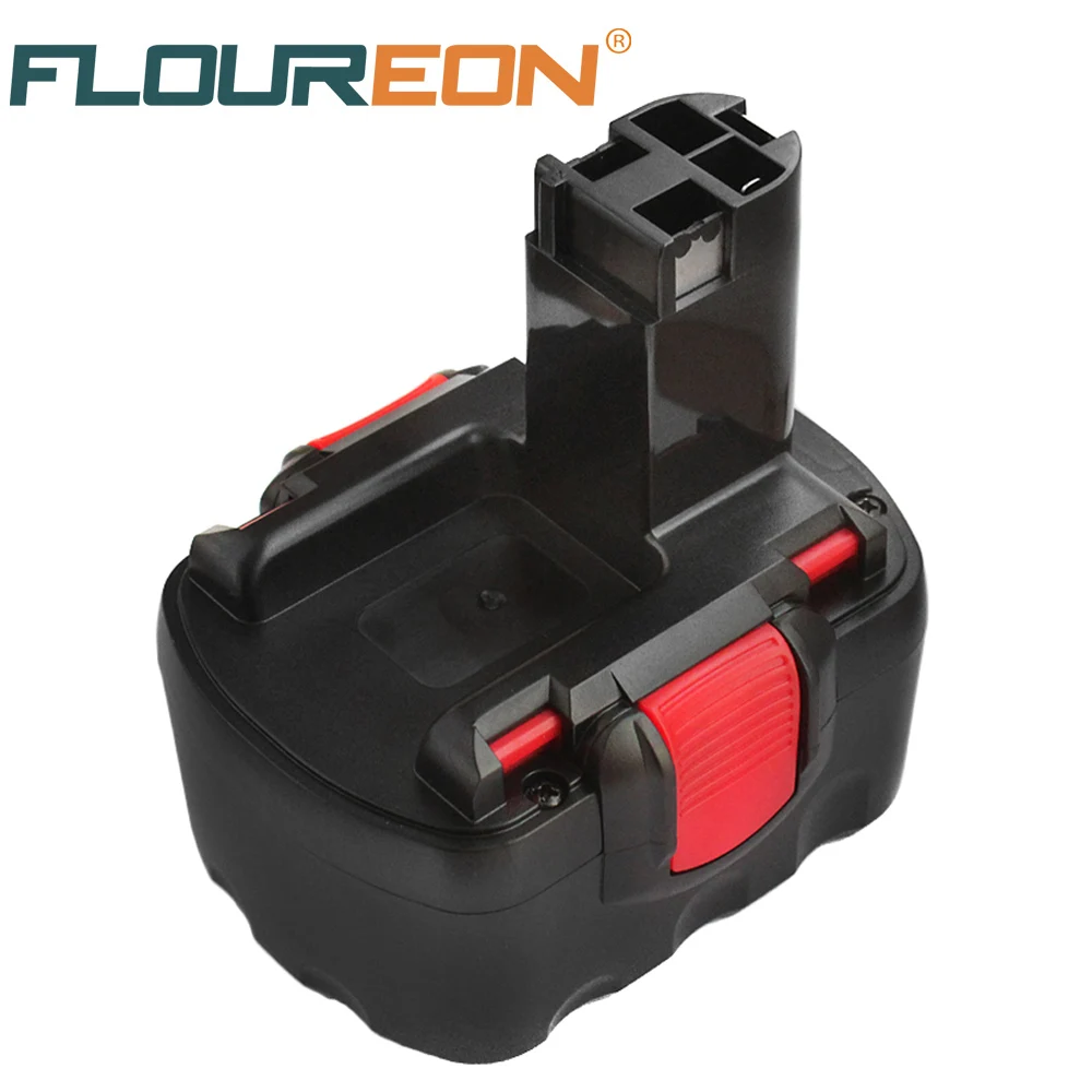 

FLOUREON 12V 3000mAh Ni-Mh Rechargeable Battery For Bosch GSB 18 VE-2 GDS 18 V-HT GSR 18 VE-2 PSB 18VE PSR 18VE