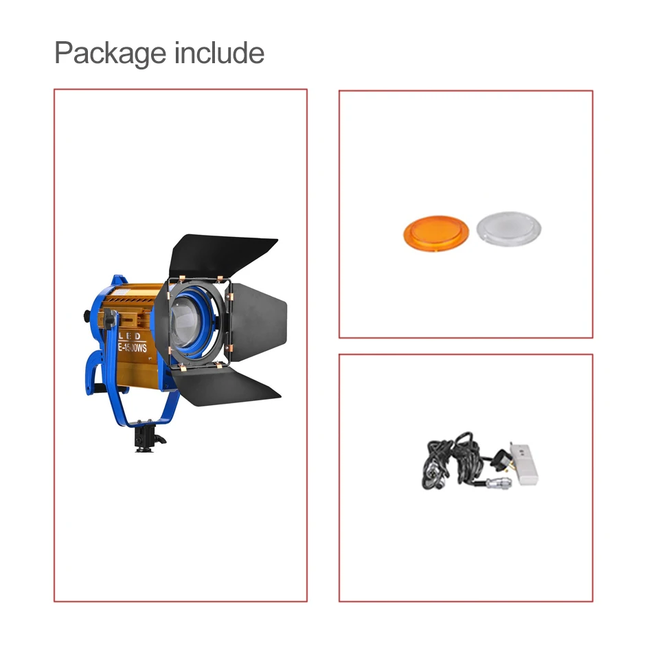 ALUMOTECH-Wireless-Remote-Bi-color-150W-LED-Fresnel-Spotlight-For-Video-Studio-Cemera-Lighting(1)