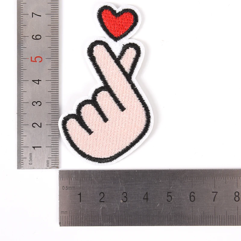 Новинка 1 шт. Kawaii LOVE Iron On Patch вышитая аппликация тканевая нашивка для куртки