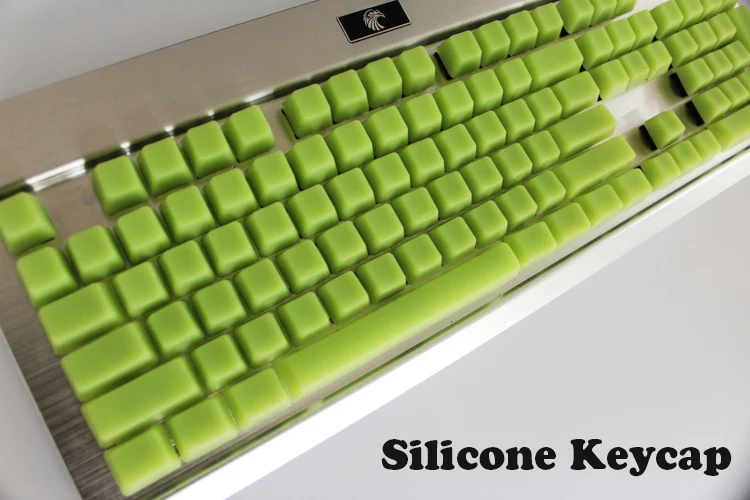 Prix pour Nouvelle Arrivée 104 Silicone Keycaps Blanc Keycaps OEM Hauteur Pour Filaire USB Cherry MX Commutateurs Clavier Mécanique Keycaps Prix pour Nouvelle Arrivée 104 Silicone Keycaps Blanc Keycaps OEM Hauteur Pour Filaire USB Cherry MX Commutateurs Clavier Mécanique Keycaps
