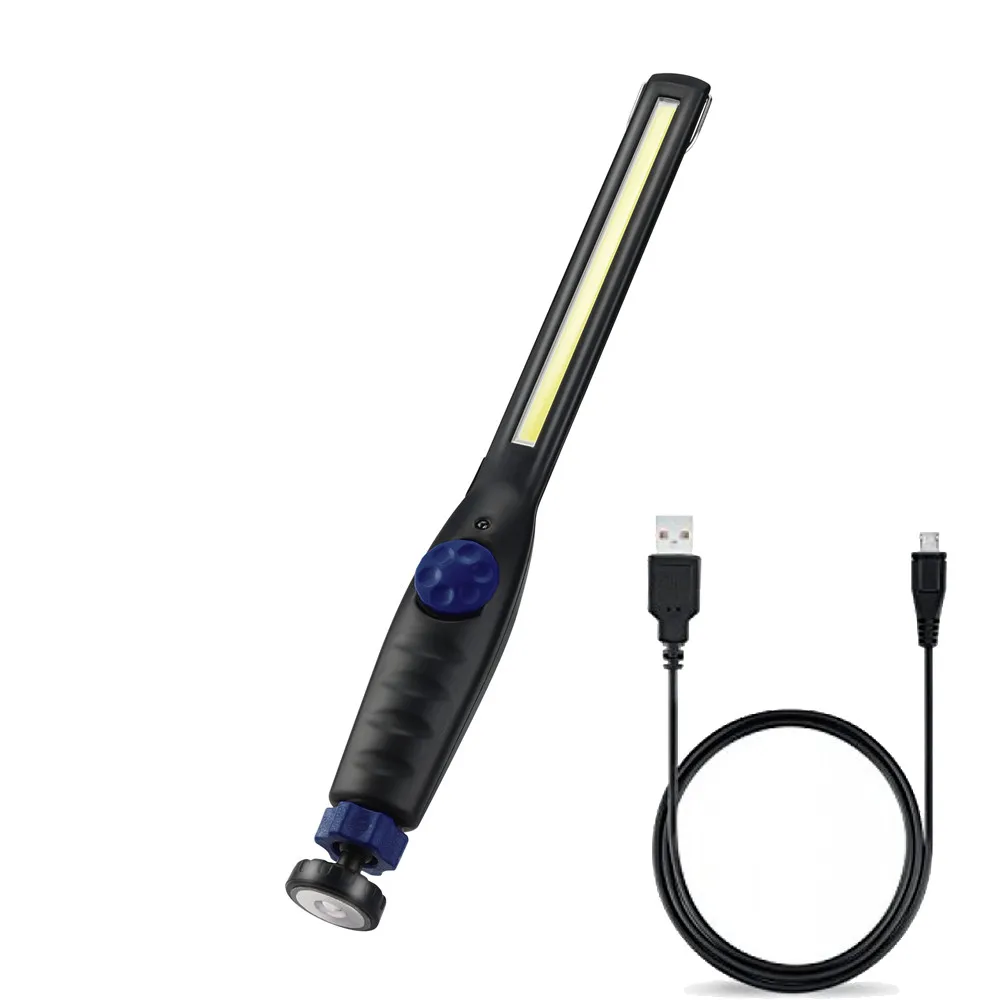 Новинка 2019 портативная Светодиодная лампа фонарик с магнитной зарядкой USB COB