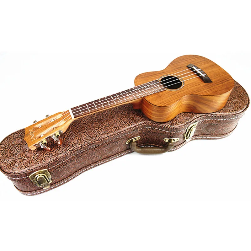 26" High Quality Ukulele Concert 4 strings Hawaiian Guitar Top Panel