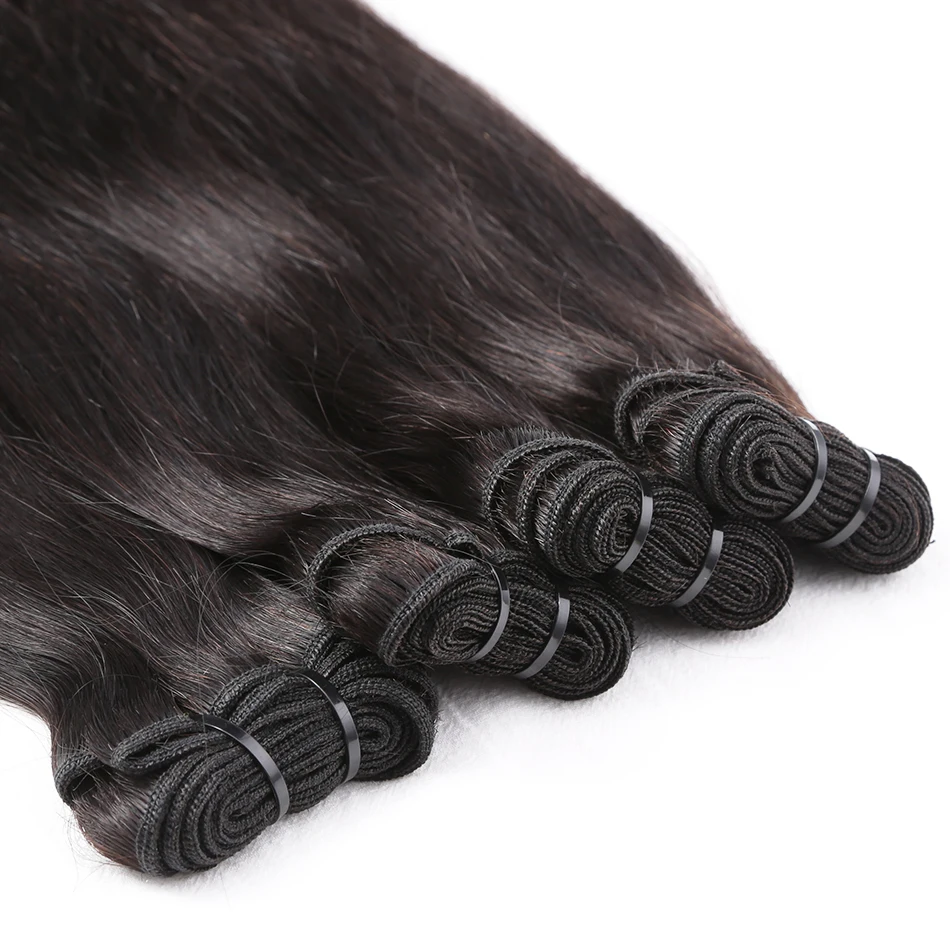 Links 8-30 дюймов бразильские 8A девственные волосы ткет прямые человеческие волосы 1 3 4 пучка необработанные волосы Вьющееся удлинение