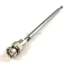 1 шт. 15dbi Портативный Радио сканер УКВ S788 dvb-t ТВ bnc телескопическая Телевизионные антенны