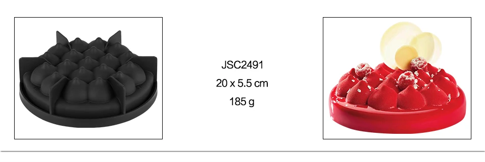 SILIKOLOVE, силиконовая форма для торта, мусс, форма в форме сердца, поднос для торта, цветок, многополостная серия, антипригарная форма для выпечки, форма для выпечки