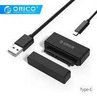 sata כבל Orico 2.5 אינץ USB3.0 מתאם הכונן הקשיח מסוג C / Micro B SATA SSD מיני SATA כבל מתאם ממיר עם פונקצית OTG (1)