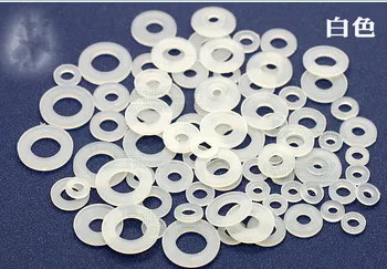

Good quality material nylon pad insulation pad gasket plastic gaskets high temperature corrosion white M3*6*1.0