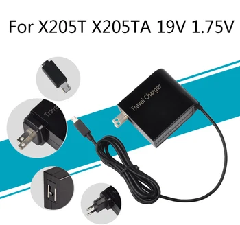 

19V 1.75A 33W AC Adapter Cable Plug Latpop Power Supply Travel Wall Charger for ASUS EeeBook X205T X205TA 11.6 Laptop Adaptor