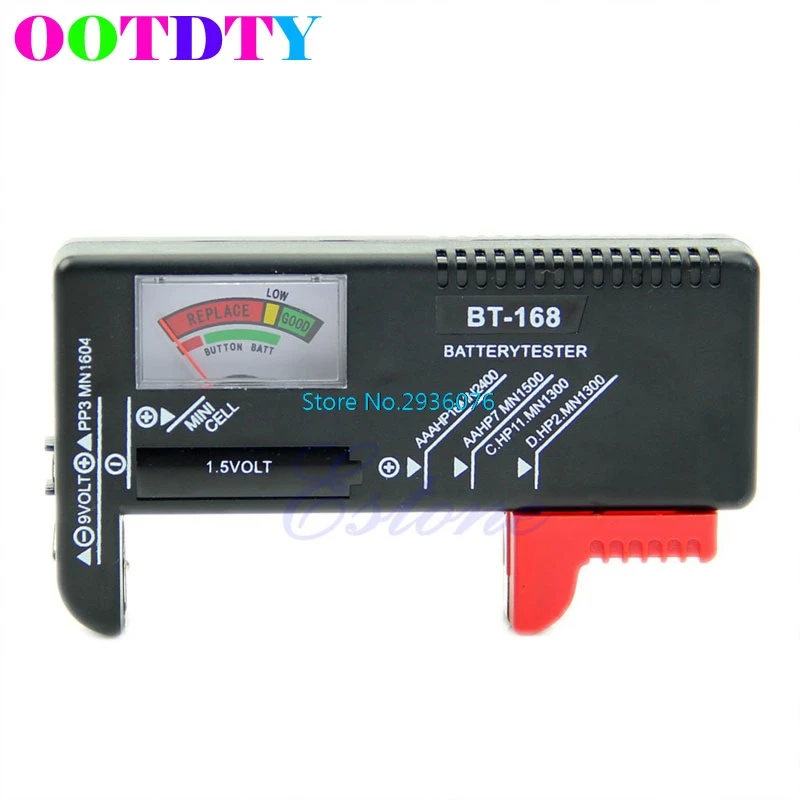 

Universal AA/AAA/C/D/9V Button Cell Battery Volt Tester Checker 9V -PY APR5