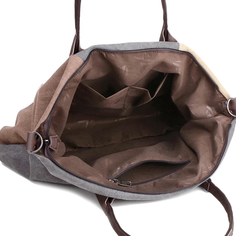 Women Vintage Handbag Canvas Hobos Casual Shoulder Bag Graffiti Trapeze Totes Luxury Handbags Women Bags Designer Bolsa SS0308 (4)