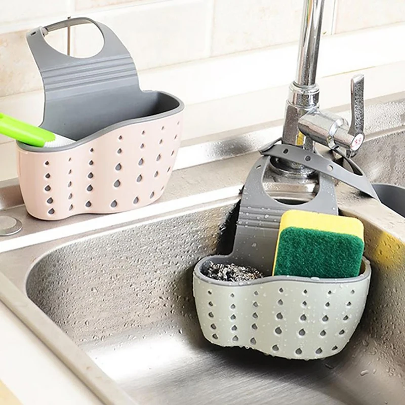 Кухонные инструменты принадлежности с двойным карманом подвесная корзина для хранения крыла дома ванной кухни раковины Держатель кухонные гаджеты товары