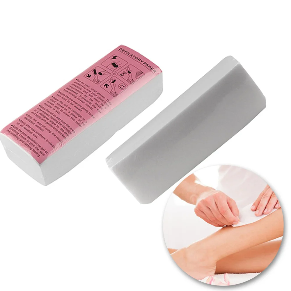 100pcs Depilatory Hair Removal Non Woven Body Cloth Bag Remove Wax