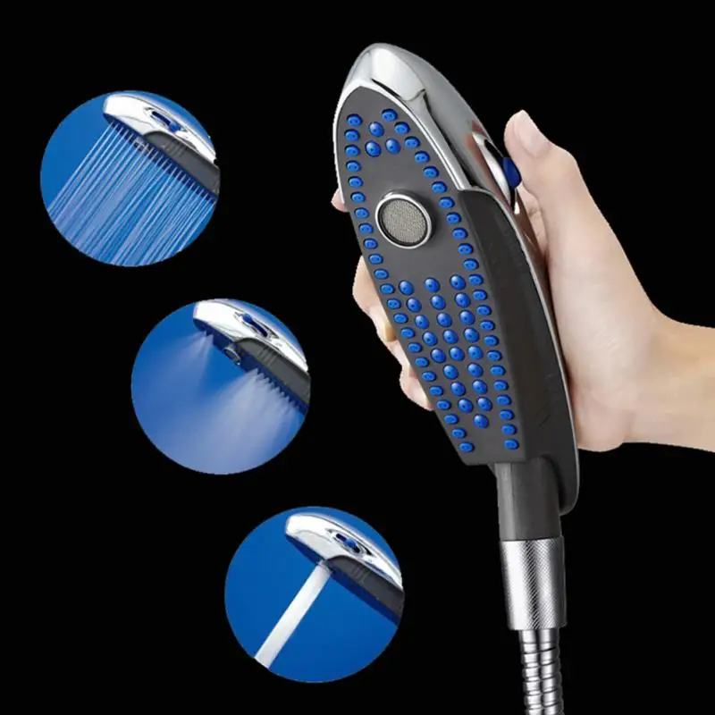 

Multifunction Bionic Dolphin Design electroplated ABS Rain Shower Hand Hold Bathroom Shower Heads New High Quality