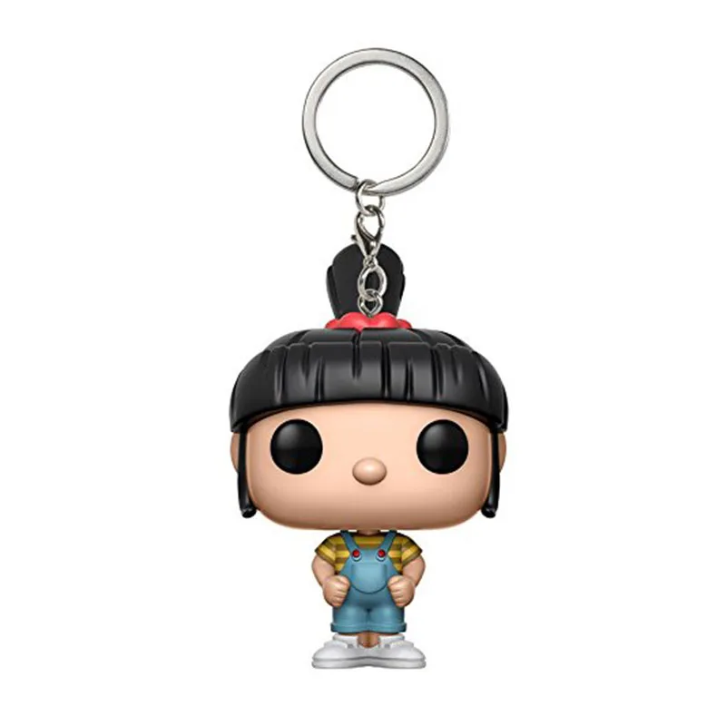 FUNKO POP Гадкий Миньон Карл и Агнесс Карманный Брелок для ключей поп экшн фигурка