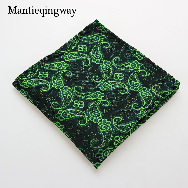 Mantieqingway полиэфир мужской носовой платок бренд классический цветочный карман мужские платки костюмы для торжественных случаев Бизнес