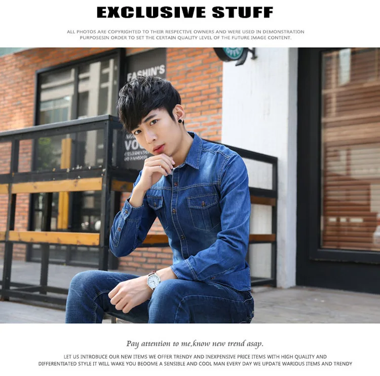 Großhandel HO 2019 Herren Jeanshemd Kultivieren Sie Ihre Eigene Moralität Persönlichkeit Trend Revers Denim Hemd Joker Cowboy Von Runlione, $35.91 Auf Großhandel HO 2019 Herren Jeanshemd Kultivieren Sie Ihre Eigene Moralität Persönlichkeit Trend Revers Denim Hemd Joker Cowboy Von Runlione, $35.91 Auf