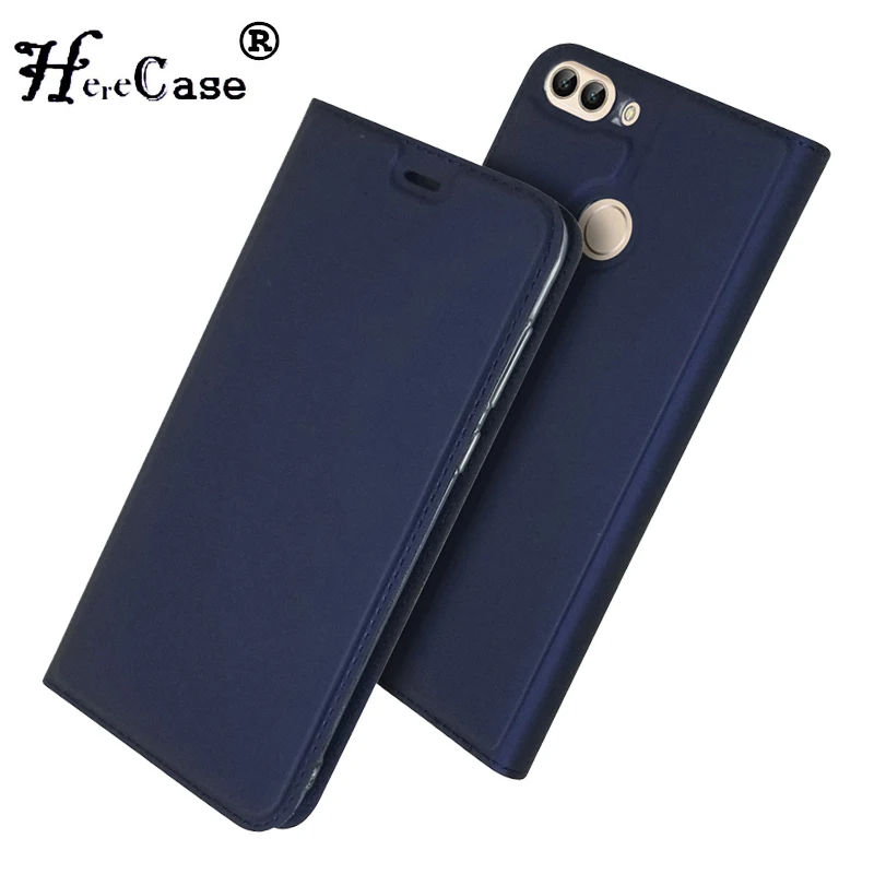 

For Huawei P Smart Case Soft PU Stand Book Cover Card Slot Wallet Leather Flip Case For Huawei P Smart / Enjoy 7S Case Coque