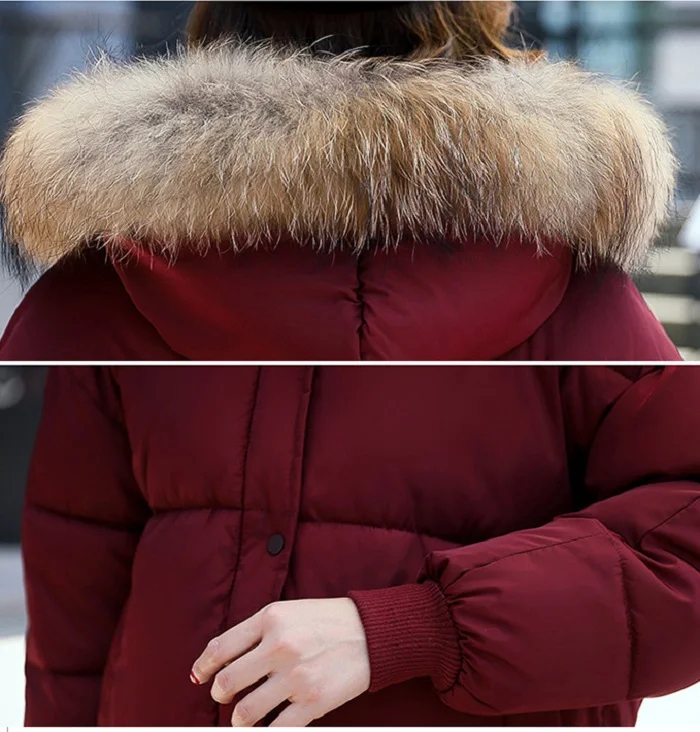 2017 winter hot sales hooded  jacket women clothing cotton + size 3 xl warm coats street fashion wind coat  women+5