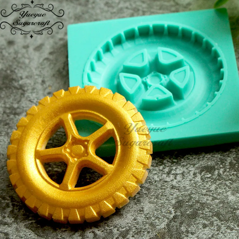Yueyue Sugarcraft шины Силиконовые формы помадка плесень торт украшая инструменты шоколад gumpaste формы для выпечки аксессуары культурного наследия - изображение