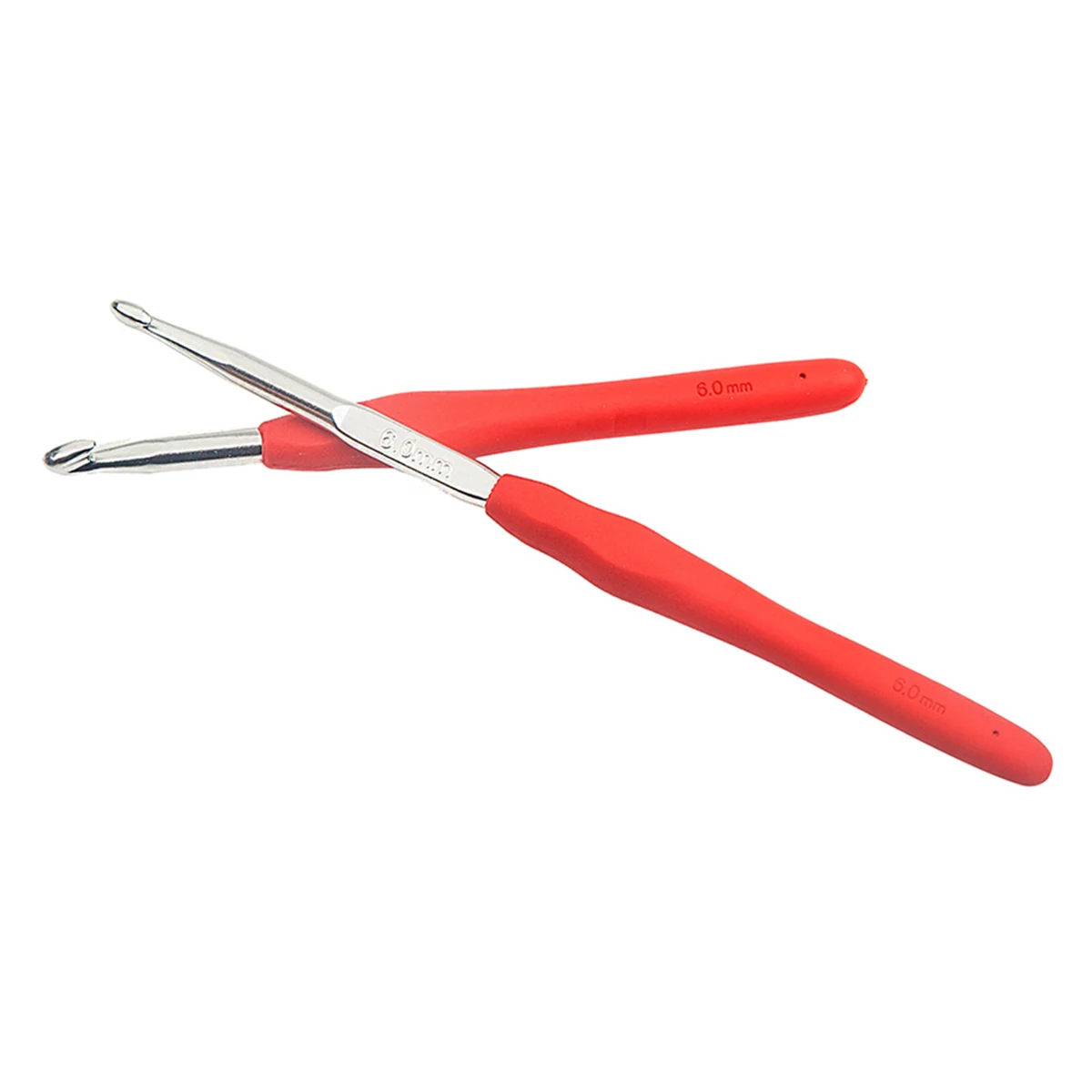12pcs Soft Handle Needles Knitting Weaving Crochet Hooks Craft Yarn Aluminum