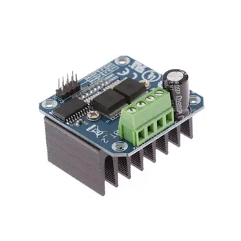

Double BTS7960 High Power Motor Driver Module 43A H-bridge Current Limit Smart Car Driver Module
