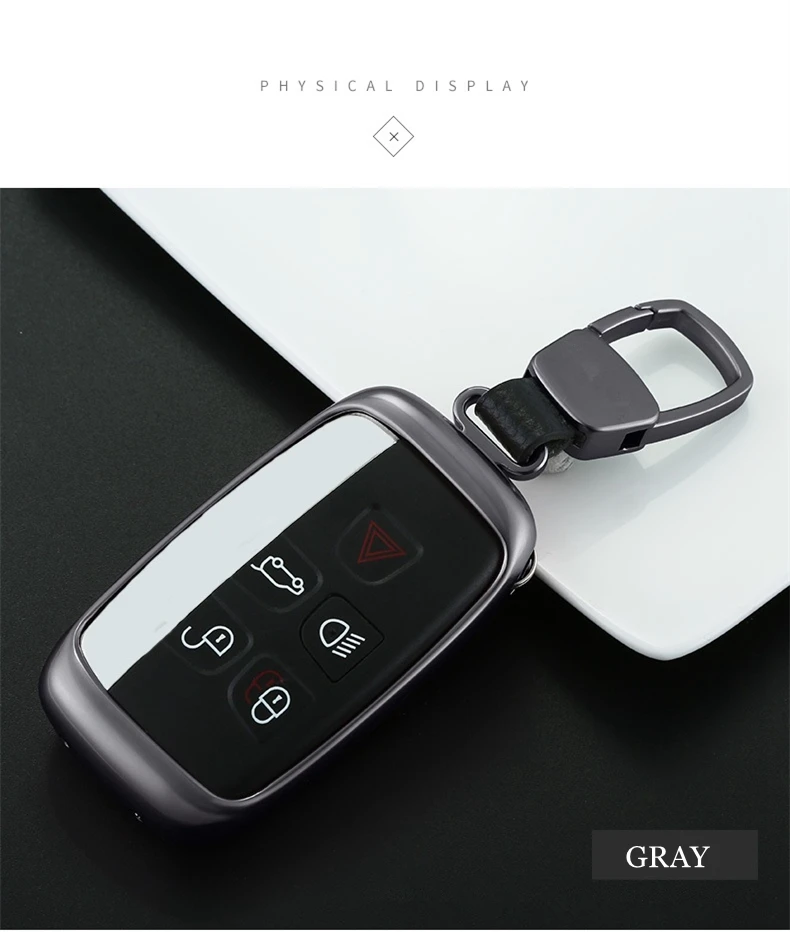 Алюминиевый сплав, Автомобильный ключ, чехол для ключей, авто ключ, чехол для Land Rover Range Rover Evoque, Дискавери 4/Дискавери Спорт для Jaguar
