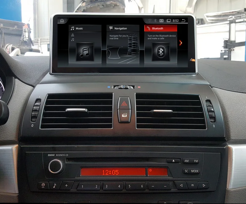 Автомобильный мультимедийный плеер ID6 10 25 дюйма Android 7 1 GPS навигация для BMW X3 E83 2004