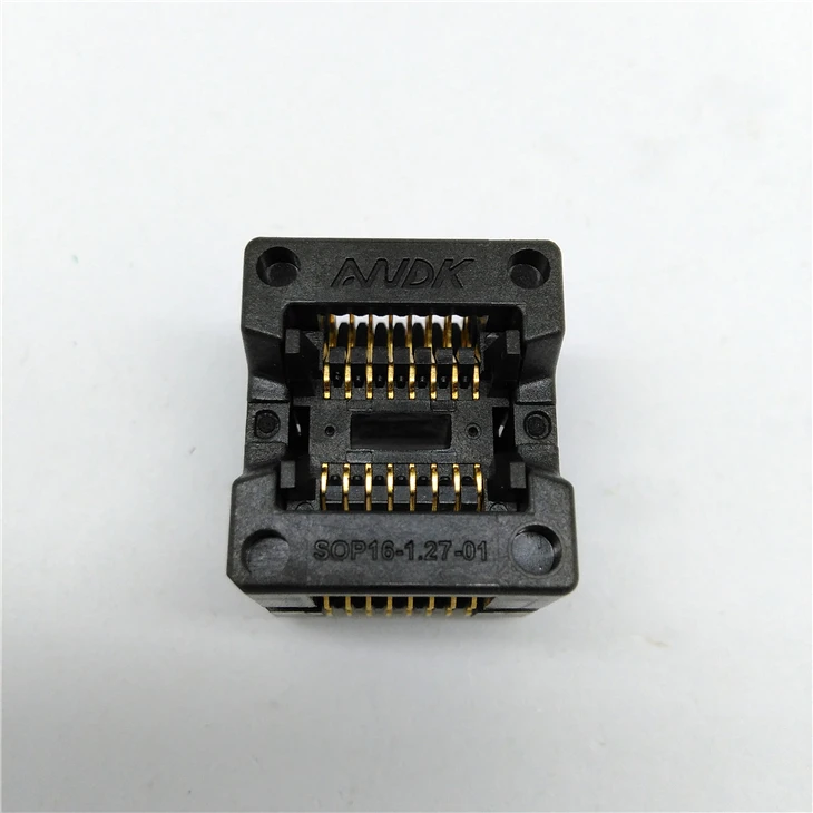 New Arrival SOP16 150mil Burn in Socket OTS-16-1.27-03 IC Test Conversion Block Programmer Adapter | Обустройство дома