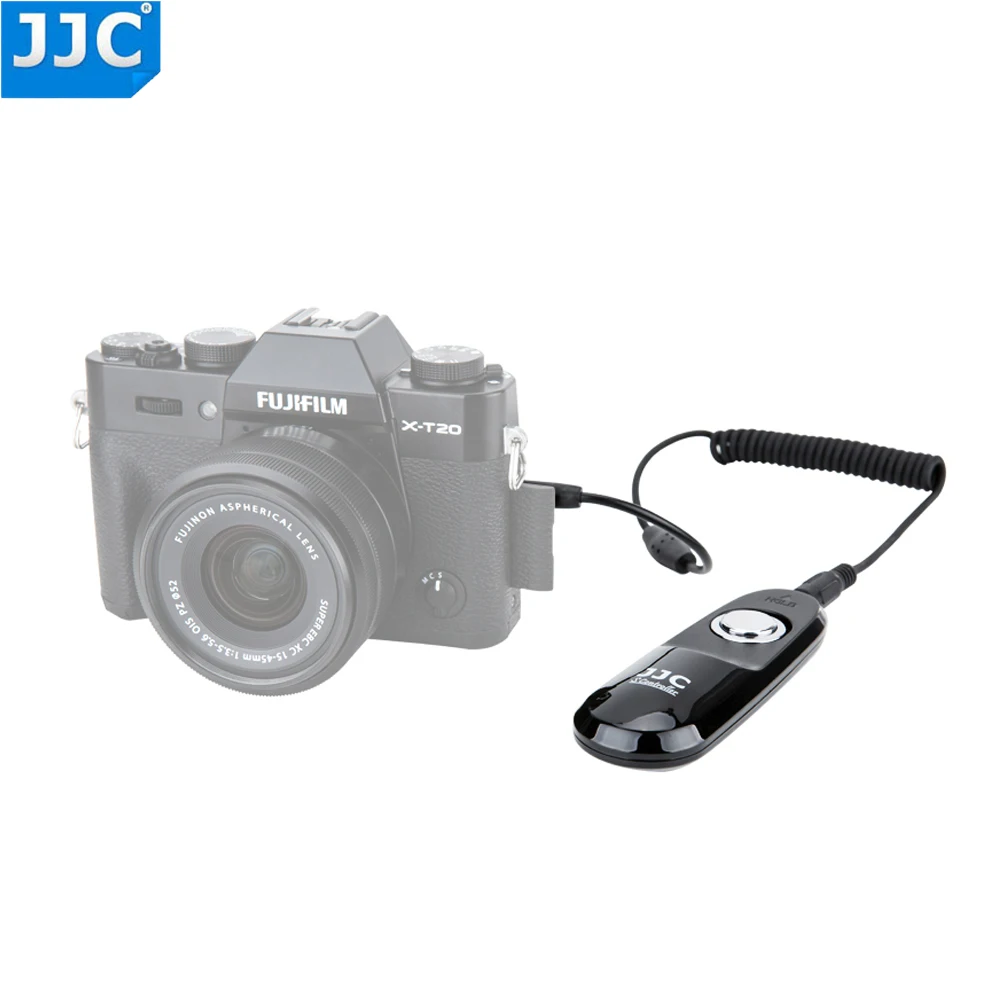 JJC Wired Camera Remote Switch Shutter for Fuji X100VI X-H2S X-T200 X100V GFX50S X-Pro2 X-T3 X-T2 X-T20 X-T10 X-T100 X-E3 X100F