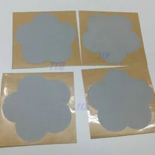 50 отрывающиеся стикеры формы цветка заготовка серебряного цвета сцарапать с помощью монеты для обложки открытки игры