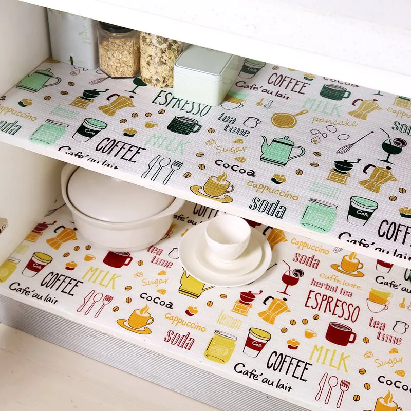1 Pcs Cabinets Pad Mat Paper Waterproof Cartoon For Wardrobe Home Kitchen Shoes J2Y |