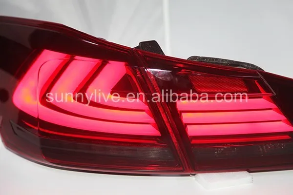 Для Accord светодиодный задний фонарь YZ red and smoke