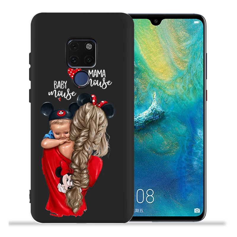 Модный чехол для мамы, супер мамы, девочки, для huawei mate 20 Lite mate 10 Lite mate 20 Pro Coque для Nova 4e 3 Nova3i, задняя крышка