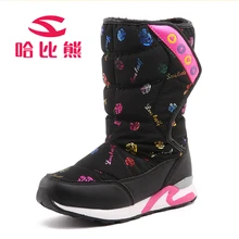 Hiver Chaud Bottes Enfants Bottes-30 Degrés Fleur Étanche Enfants Chaussures Filles Garçons Bottes de Neige Parfait pour Enfants Accessoires