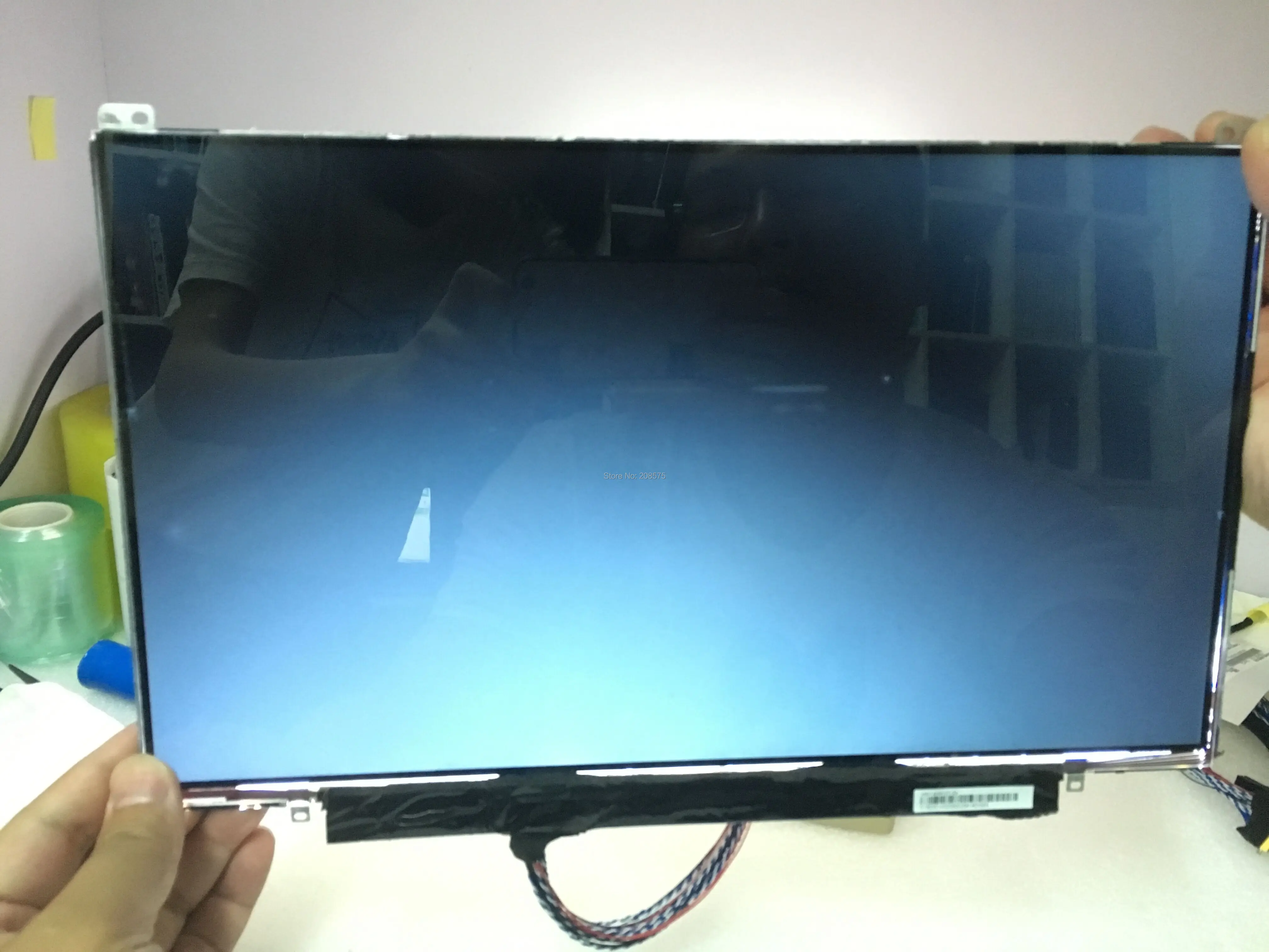 white spot on lcd screen in stock