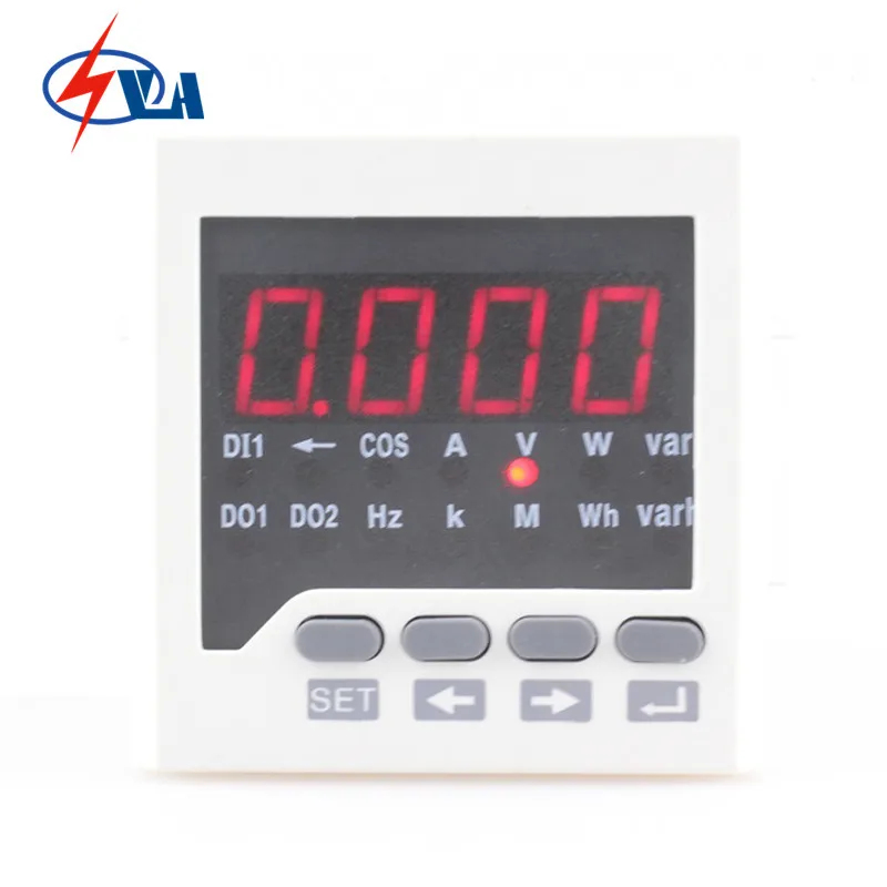 

D61 AC/DC ammeter voltmeter digital multi function meters Frame size 72*72mm AC220V