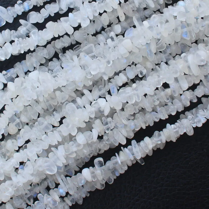 

3x5mm Beautiful Natural Moonstone Freeform loose beads 34" ,Min.order is $10 ,we provide mixed wholesale for all items!