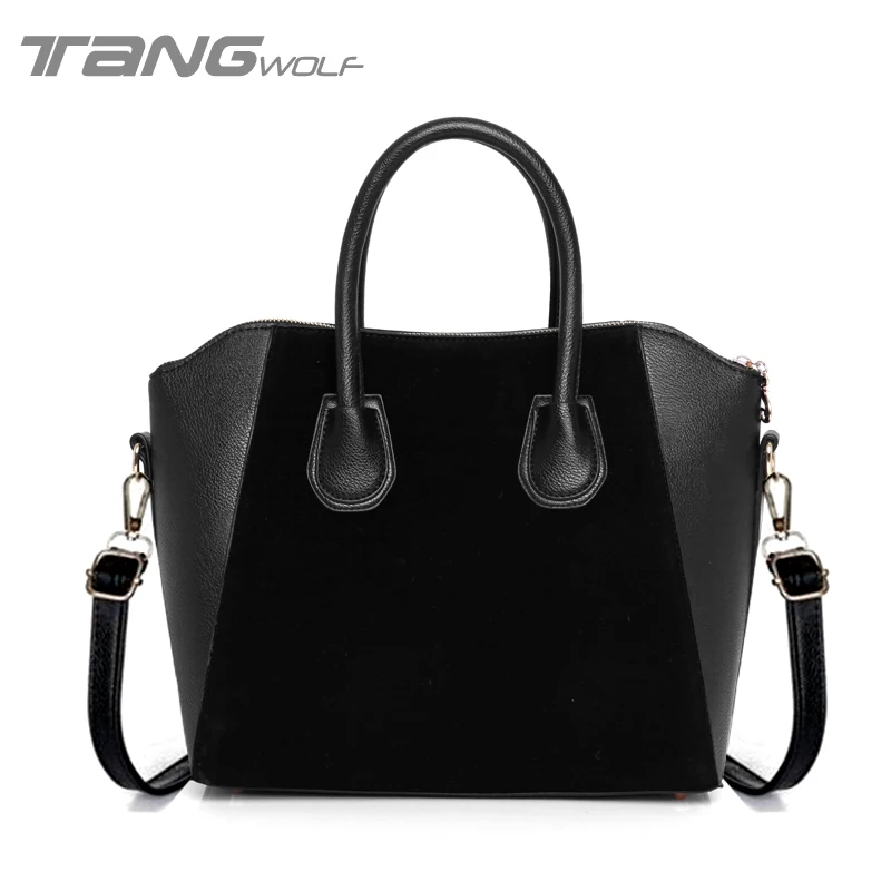  Fashion New Women Bag 2016 Nubuck Leather Bag large Ladies Handbag Females Shoulder Bag Designer Brands Tote bag Bolsas Feminina 