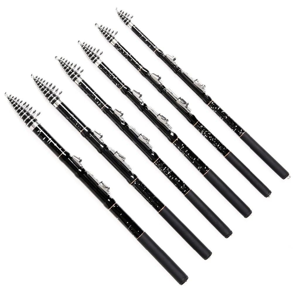 YUYU قصيرة الكربون تلسكوبي روك الصيد رود غزل الصيد قضيب 1.8 متر 2.1 متر 2.4 متر 2.7 متر 3.0 متر 3.6 متر الكارب الطاعم قضيب تصفح قضيب