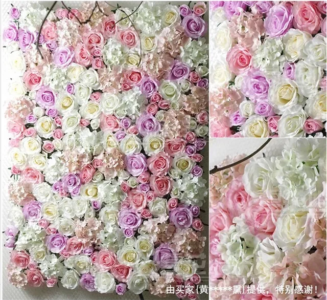 Künstliche Seide Rose Blume Wand Hochzeit Hintergrund Rasen Säule Künstliche Seide Rose Blume Wand Hochzeit Hintergrund Rasen Säule Straße Führen Markt Dekoration
