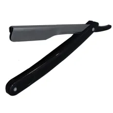 1 держатель для лезвия+ 10 лезвий для мужчин, бритва для бритья, парикмахерские инструменты, ABS ручка для обрезки, держатели для лезвий из нержавеющей стали