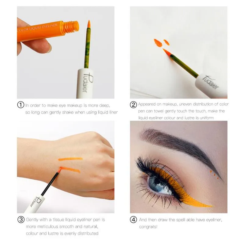 orange liquid eyeliner