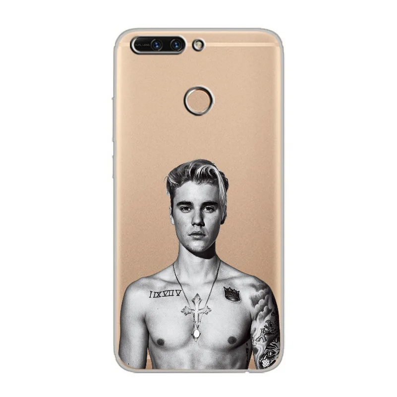 ciciber Justin Bieber Super Star Cover for Honor 8X 7A Pro 8C 6X Soft TPU Phone Cases for Honor Note10 9 Lite Play V10 V9 Coque