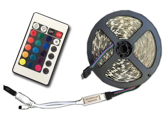 DHL/Fedex Mini 24 keys RGB IR Remote Controller, 3528 5050 RGB LED Strip Controller, Small RGB Controller,wholesale 50sets