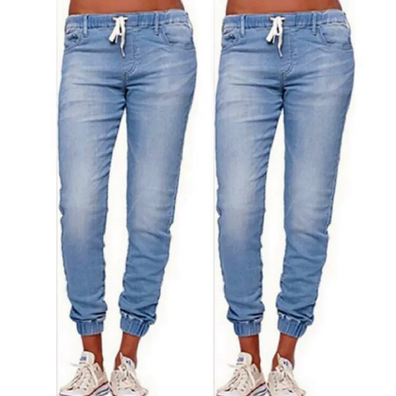 5xl plus size 2019 Women Elastic Waist Casual Denim Jeans ladies summer High Waist Blue Black Pants Skinny vintage jean mom jean 5xl plus size 2019 Women Elastic Waist Casual Denim Jeans ladies summer High Waist Blue Black Pants Skinny vintage jean mom jean