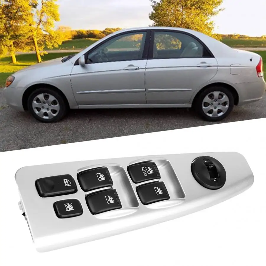 

engine start button ignition switch 93570-2F200 Car Driver's Master Window Switch Fit for 2004-2009 Kia Spectra/Cerato button